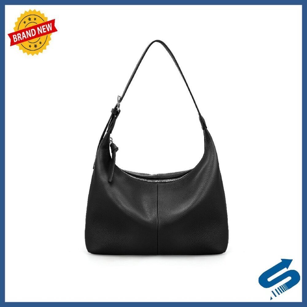 Genuine Leather Slouchy Hobo Bag Lightweight Shoulder Purse Work Casual